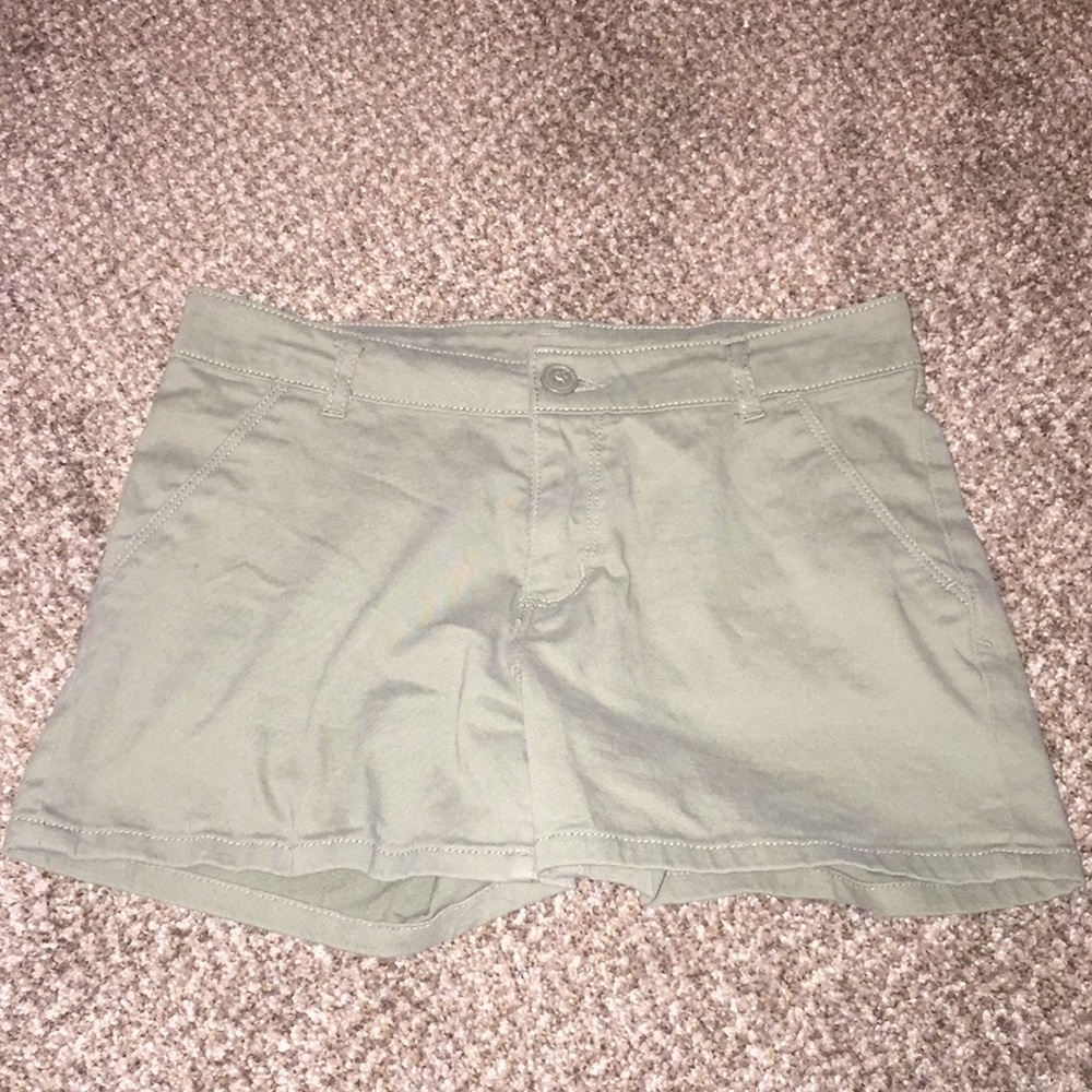 Green shorts
